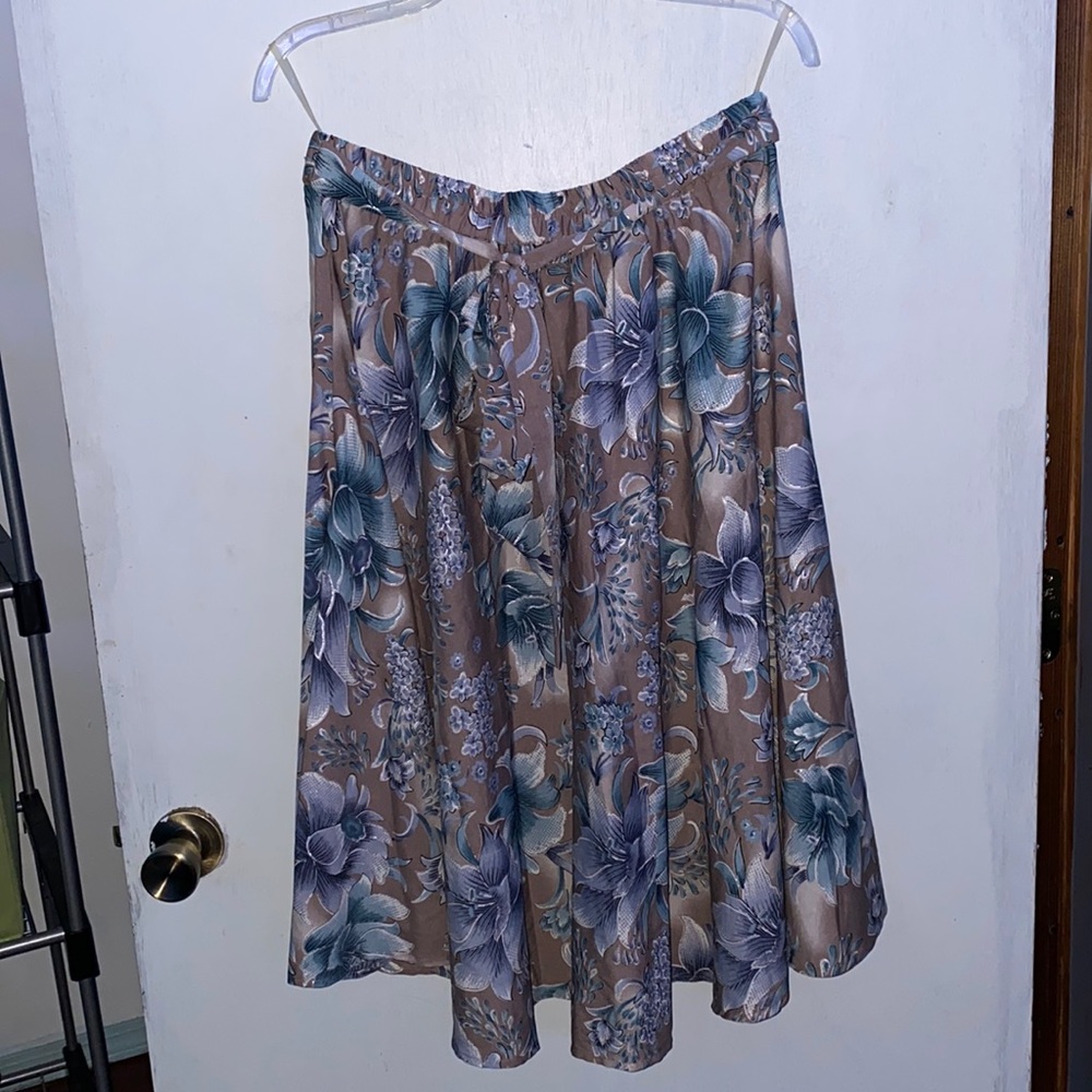 Floral Midi Skirt